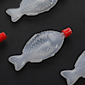 Miniatyrbillede 3 af 4: 10 stk. fiskeformede 8,2 ml engangssauceflasker til sojasovs og sushi-krydderier