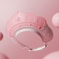 Miniatyrbillede 1 af 5: Justerbar silikone badehætte til nyfødte babyer med ørebeskyttelse, hurtig tørring, stjernedesign TD1226-5