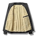 Pikkukuva 3 / 4: Miesten lämmin topattu takki pystykauluksella, paksu fleece, liiketakki, syksy-talvi Khaki 5XL