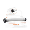 Miniatyrbillede 3 af 5: Stk Pool Sandfilter Pumpe Slange 40 cm Pool Pumpe Slange Saltvandspumpe Slanger til Intex Filterpumper Sandfiltre
