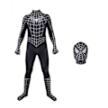 Miniatyrbillede 2 af 2: Sort Spiderman kostume til børn