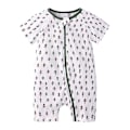 Miniatyrbilde 2 av 5: 2023 Unisex Babyklær for Nyfødte - Korte Ermer, Romper, Myk Bomullsstoff, Baby-Pyjamas, Body Suit 4 EU: 6-9m