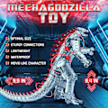 Miniatyrbild 2 av 6: Rörliga leder Godzilla Actionfigur Filmmodell King Kong Vs