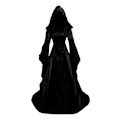 Pikkukuva 1 / 5: Goottilainen Huppupuku Morsiuspuku Cosplay Halloween Negro 4XG