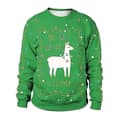 Festlige jule-T-shirts - Langærmet pullover til kvinder og mænd SB102-016 XL