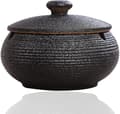 Ashtray, Outdoor Patio Ashtray with Lid, Windproof Ashtrays for Cigarettes