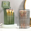Miniatyrbilde 4 av 5: Oppbevaringsrør for sminkebørster Støvtett oppbevaringsboks med løs pulverbørste Desktop Øyenbryn Pencil Blush Co