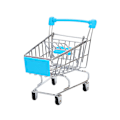Miniatyrbilde 2 av 4: Verbouwing Barn Supermarked Mini Handlevogn Mini Handlevogn Mini Supermarked Handlevogn D