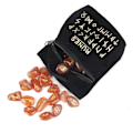 Miniatyrbilde 2 av 5: Rune Krystall Steiner Gravert Eldre Futhark Alfabet Bokstaver Polert Helbredende Red stone