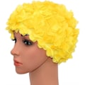 Miniatyrbillede 3 af 5: Kvindernes Blonde Badehætte - Retro, Vintage Stil - Blomsterblade
