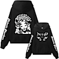 Miniatyrbilde 2 av 5: Melanie Martinez Polyester Hip Hop-stil hettejakke for menn og kvinner red 2XL