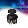 Miniatyrbild 2 av 5: 30 st 3D Joystick Potentiometer+Joystick-kåpa för PS2/ Spelkontroll 3D Analog Joystick B10K för