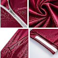 Miniatyrbillede 5 af 5: Velour Træningsdragt i Velour: Jogging Træningssæt til Mænd, 2 Dele, Sæt med Lynlås Sweatshirts Jakke Bukser med Lommer Red Large