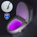 Miniatyrbillede 2 af 4: 16 farver natlys - toilet natlys, automatisk bevægelsessensor lys til badeværelse toilet, glød skål natlys passer til ethvert toilet (multi-farve