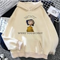 Miniatyrbillede 1 af 5: Coraline Hoodies til Kvinder Sjove Grafisk Sweatshirt Langærmet Hættetrøje 65156 XS
