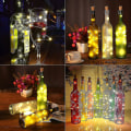 Miniatyrbillede 4 af 5: 12 stk. Flaskelys, Korklys til Vinflasker, 2m 20 LED Feelygter