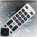 Miniatyrbilde 3 av 5: Rmc0133 Fjernkontroll Erstatt for Sharp Tv Fjernkontroll Gratis oppsett Silver