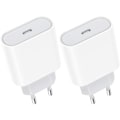 Miniatyrbillede 1 af 5: 20w 2-pak Usb C Hurtigoplader, Usbc Stik Type C Væg AC Strømadapter