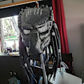 Miniatyrbilde 4 av 5: Predator Hjelm Replika Maske Latex Maske Halloween Cosplay Kostyme Rekvisitt Latex