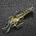 Miniatyrbilde 5 av 5: 10 stk/pakke 4 cm fiske myk reke lokke Pesca lokke nær karpe jigg