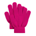 Miniatyrbillede 1 af 5: Vaskbare, behagelige at have på, elastiske, vindtætte, termiske acrylvanten til børn med fulde fingre Rose Red