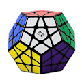 Pikkukuva 1 / 5: Qiyi Megaminx taikakuutio 3x3 tarraton dodekaedri nopeuskuutiot aivopähkinä kierrepalapeli lelu Megaminx Fidget-lelut Cubo Rubix Black