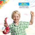 Miniatyrbillede 2 af 4: Legetøjssaxofon - Lærende børnesaxofon til musikøvelse - Interaktive musikinstrumenter til børn - Musiksimulation - Mini-saxofon med dynamiske L_fs Red