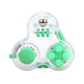 Miniatyrbillede 1 af 5: Naievear Fidget Pad Legetøj Stress Relief Vibrerende Farve Finger Fleksibilitet Hånd Legetøj Fidget Pad Til Afslapning Green