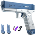 Miniatyrbild 1 av 3: Elektrisk vattenpistol, automatiska spruta pistoler med superhög ka Blå
