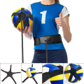 Miniatyrbillede 4 af 5: Volleyball træningsbold modstandsbånd, elastisk volleyball modstandsbæltesæt til øvelse af servering, armsvingning, smidighedstræning