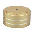 Miniatyrbillede 2 af 5: 4 stk. 40x20mm aluminium Hifi forstærker højttaler isoleringsstativ pladespiller Dac fødder pad (guld)