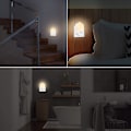 Miniatyrbillede 5 af 5: Natlampe Stikkontakt Natlampe Baby Med Skumringsensor Automatisk Til/Fra Energibesparende Til Børneværelser Stue Trappegang Gang Bad