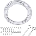 Gardinwire 10M Gardinwire Hvit Gardinwire med Gardin