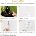 Miniatyrbilde 4 av 5: Plante drypp, glass plantevanningskule, automatisk vanningskule for planter, automatisk vanningsanordning for innendørs og utendørs planter 2snails