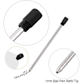 Miniatyrbillede 3 af 6: 2,75\" Sorte kuglepenne-refill til Swarovski-penne, 7 cm sorte blækrefill, kompatibel med Swarovski Crystal Element Crystal Stylus kuglepenne 10Pcs