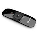 Miniatyrbillede 4 af 4: W1 Ultra-slank 2.4g trådløst tastatur Air Mouse Controller til bærbar computer Smart Tv Pc (hy)