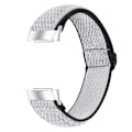 Miniatyrbillede 1 af 5: Fitbit Charge 5 armbånd Nylon Grå/Sort