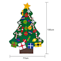 Miniatyrbillede 3 af 4: DIY Filt Juletræssæt + 26 stk. Aftagelige Pynt, Julegaver