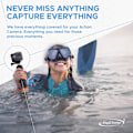 Pikkukuva 5 / 6: Kelluva käsikahvan pidike rannehihnalla toimintakameraan GoPro Hero12 Hero11 Hero10/11 Mini 10 Max 9 Akaso Apexcam Float, vedenpitävä sisäinen säilytys Orange