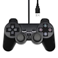 Miniatyrbild 1 av 5: Trådbunden USB PC-spelkontroll för Winxp/win7/win8/win10 för PC-dator bärbar dator Svart Gamepad Joystick Black