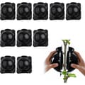 Växtrotboxar, växtförökningsbollar, 10-pack växtrotbollslåda (svart, S)