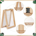 Pikkukuva 2 / 4: 3 kappaletta paperinen puinen paperimuovin valmistussarja 3 kokoa kehykset diy 12,7x17,8cm 19,8x24,8cm 24