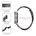 Miniatyrbild 4 av 4: Ersättningsarmband för Garmin Vivoactive 4, 22 mm vattentätt klockarmband i harts - Bläckgrå Grey Style U Garmin Vivoactive 4