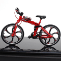 Pikkukuva 3 / 5: Mini-pyörämallilelu, seosmuovi alamäkeen maastopyörälelut lahjoja pojille City Eco-friendly Bicycle Blue
