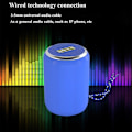 Pikkukuva 2 / 3: Mini kannettava Booms Bass Bluetooth-kaiutin ulkoilma langaton stereokaiutin Mp3-soitin Blue
