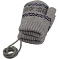 Miniatyrbild 4 av 7: Baby Toddlers Varm Vantar Magic Stretch Vantar Handskar på Snöre Pojkar Flickor Stickade Vantar Tjockna Fleece Foder Nyfödda Vantar Hel Finger Vantar