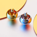 Miniatyrbilde 3 av 5: 2 Stykker Topp Metall Flip Over Topp Gyroskop Rustfritt Stål Topp Leke Fysikk Leke Vitenskapelig Utdanning