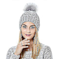 Pikkukuva 1 / 5: Unisex Stretch Satin Neulottu Pipo Fe Villa Lämmin Pipohattu Pipopipot Light Gray