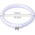 Miniatyrbilde 2 av 5: 11w T4 Sirkulær Fluorescerende Pære Fluorescerende Pære 11w T4 Rund Lampe Tube Lysrør Forstørrelsesglass Lampe Tube