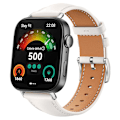 Pikkukuva 2 / 5: Aito nahkainen kapea ranneke Huawei Watch Fit 3 -kelloon Beige